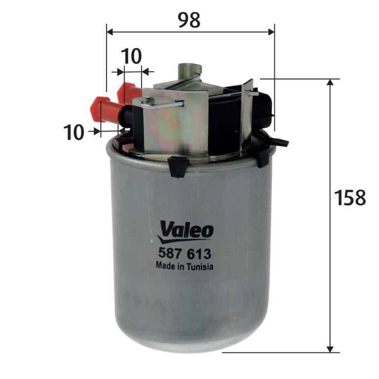 Filtre à carburant (Filtre à gasoil) VALEO ref. 587613
